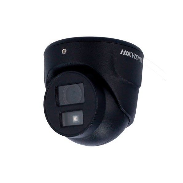 DS-2CE70D0T-ITMF(2.8mm) Cámara Domo Negra 4en1 Hikvision 2 Mpx, 106 grados, Iluminación nocturna 20m