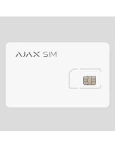 SIM Ajax Multioperador 2G/3G/4G (LTE) con servicio anual incluido