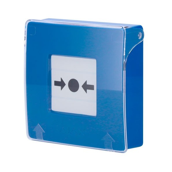 AJ-MANUALCALLPOINT-BLUE Botón manual Ajax de alarma de incendio azul