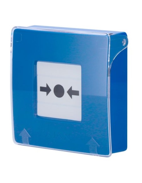 AJ-MANUALCALLPOINT-BLUE Botón manual Ajax de alarma de incendio azul