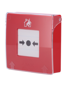 AJ-MANUALCALLPOINT-RED Botón manual Ajax de alarma de incendio rojo