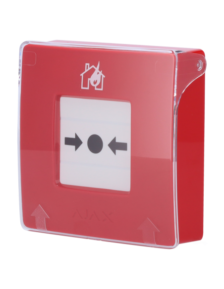 AJ-MANUALCALLPOINT-RED Botón manual Ajax de alarma de incendio rojo