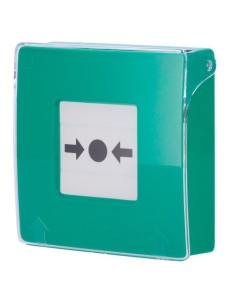 AJ-MANUALCALLPOINT-GREEN Botón manual Ajax de alarma de incendio verde