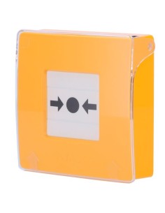 AJ-MANUALCALLPOINT-YELLOW Botón manual Ajax de alarma de incendio amarillo