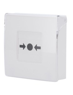AJ-MANUALCALLPOINT-WHITE Botón manual Ajax de alarma de incendio blanco