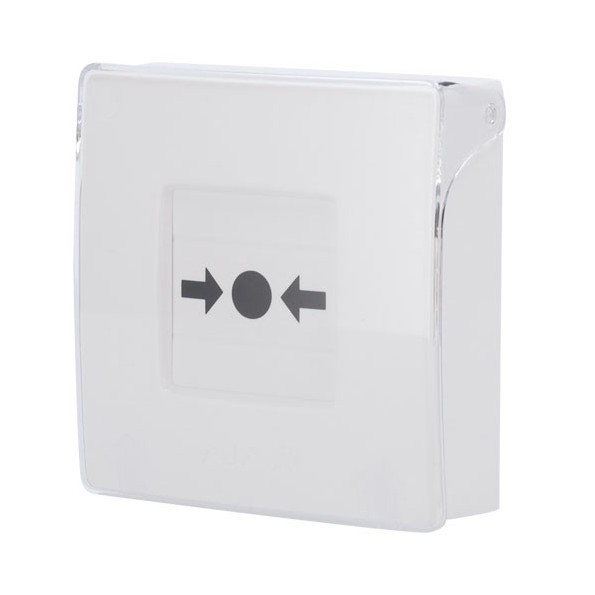AJ-MANUALCALLPOINT-WHITE Botón manual Ajax de alarma de incendio blanco