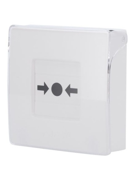 AJ-MANUALCALLPOINT-WHITE Botón manual Ajax de alarma de incendio blanco