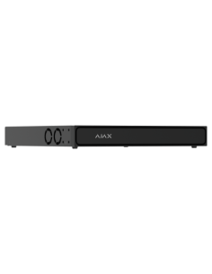 AJ-NVR208-HAC-8P-B Grabador IP NVR Ajax de 8 cámaras IP hasta 12 MP y 8 puertos PoE