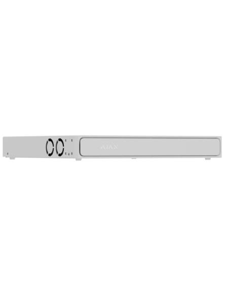 AJ-NVR216-HAC-16P-W Grabador IP NVR Ajax de 16 cámaras IP hasta 12 MP y 16 puertos PoE