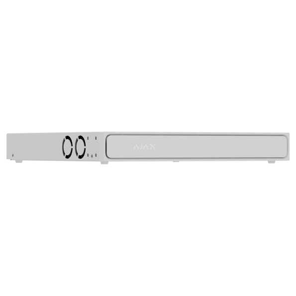 AJ-NVR216-HAC-8P-W Grabador IP NVR Ajax de 16 cámaras IP hasta 12 MP y 8 puertos PoE
