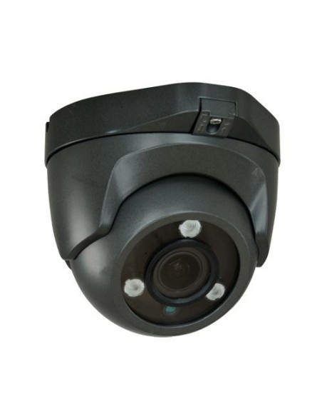 Cámara de seguridad domo 4 en 1, Full HD 1080p, Zoom manual x4, visión nocturna 40m, gris