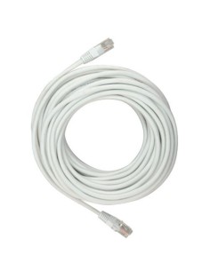 Latiguillo de red de 10m, cable UTP categoría 5E, blanco