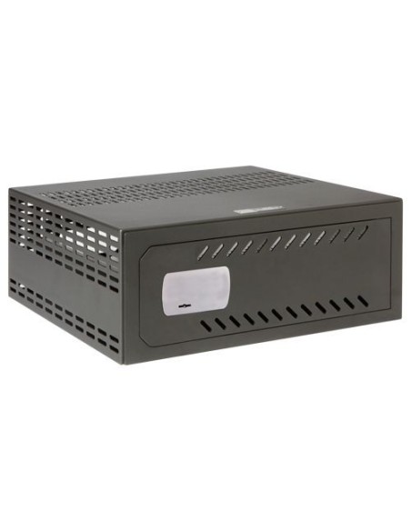 Caja fuerte para grabador de 1U con cerradura mecánica