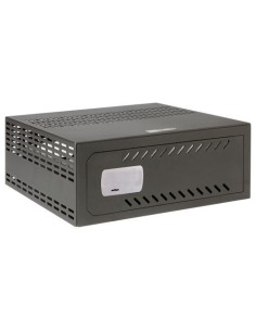 Caja fuerte para grabador de 2U con cerradura mecánica