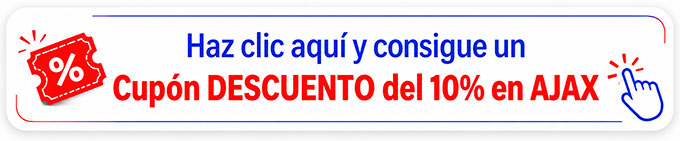 Consigue un 10% de descuento en Ajax