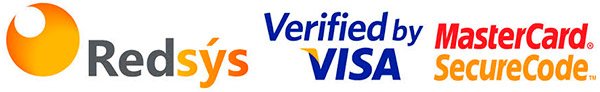 Pago seguro con Redsýs Visa y Mastercard